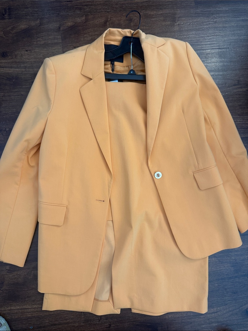 Maje Men's Single-Button Mustard Blazer